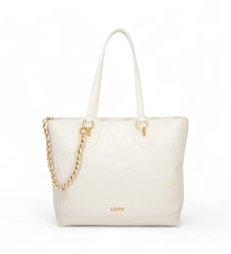 Til kvinder. AA5197-E0538 shopper-taske med monogram (OSFA), Casual, Polyuretan - Liu Jo - Modalova