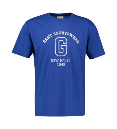 Til mænd. 2003310 Grafisk T-shirt (M), Casual, Bomuld, Korte ærmer, Bæredygtig - Gant - Modalova