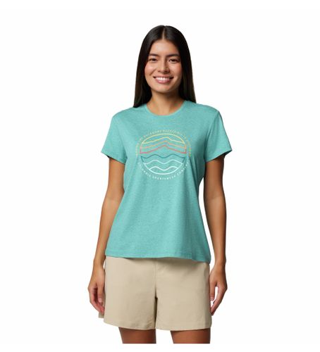 Til kvinder. 2077451330 Sloan Ridge T-shirt (S), Casual, Sport, Multisport, Korte ærmer, Genanvendt polister, Bæredygtig - Columbia - Modalova