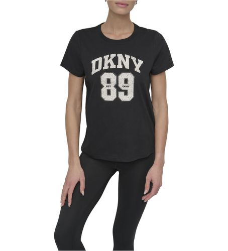 Til kvinder. DP5T1228 T-shirt 89 (XS), Casual, Bomuld, Korte ærmer - DKNY - Modalova