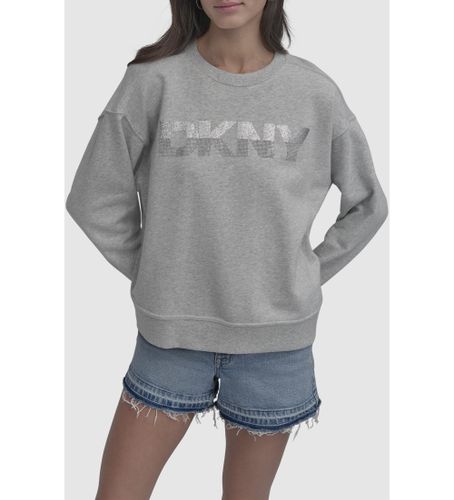 Til kvinder. DJ5T1430 , smal sweatshirt (S), Casual, Bomuld, Lange ærmer - DKNY - Modalova