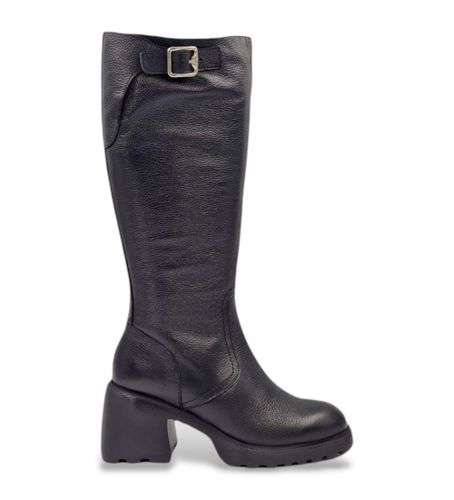 Til kvinder. G-6713 Wild læderstøvler (38), 5-8 cm, Lynlås, Casual - Wonders - Modalova
