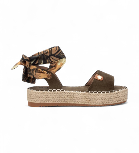 Til kvinder. 17254501-KAKI Sandaler 172545 (37), 3-5 cm, Blonder, Casual - Refresh - Modalova