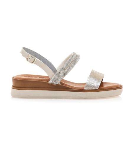 Til kvinder. 54562 Sandaler 54562 platin (36), , Fast, Spænder, Casual - Mustang - Modalova