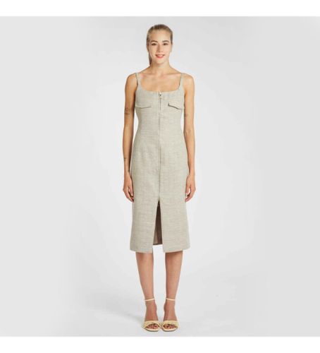 Til kvinder. 2513221152200 Støbt kjole (38), Casual, Linned, Uden ærmer/stropper - Marella - Modalova