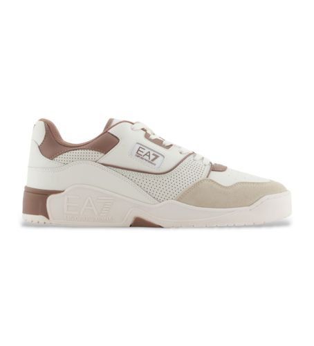 Unisex. X8X187_XK402 Basket Low lædersko (44), Fast, Blonder, Casual - EA7 - Modalova