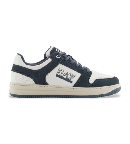 Unisex. X8X195_XK409 Hvide, lædersko (44 2/3), Fast, Blonder, Casual, Sport, Multisport - EA7 - Modalova