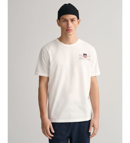 Til mænd. 2067004 Archive Shield broderet T-shirt (5XL), Casual, Bomuld, Korte ærmer - Gant - Modalova