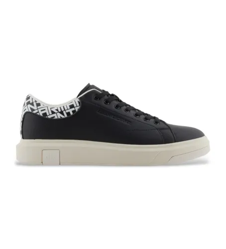 Til mænd. XUX123XV761N814 Træningssko med logo (44), Fast, Blonder, Casual - Armani Exchange - Modalova