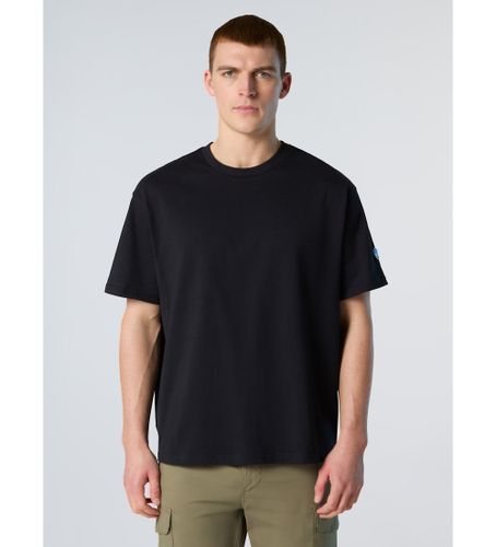 Til mænd. 692848 Chunky strikket T-shirt (S), Casual, Korte ærmer, Økologisk bomuld, Bæredygtig - North Sails - Modalova