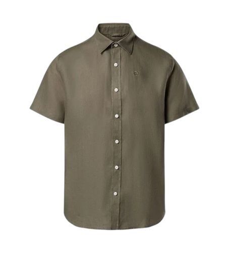 Til mænd. 664370 Kortærmet hørskjorte (XL), Casual, Linned, Korte ærmer - North Sails - Modalova