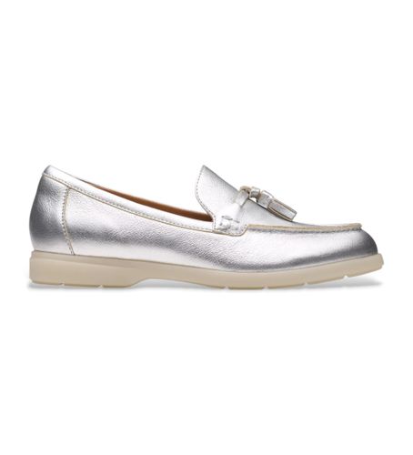 Til kvinder. 26181454 Narini Edge loafers i sølvfarvet (36), 1-3 cm, Ingen, Casual - Clarks - Modalova
