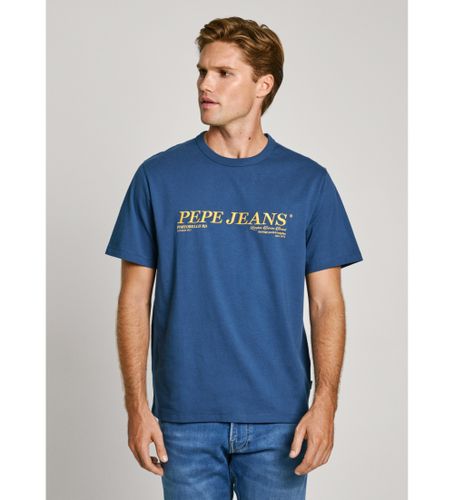 Til mænd. PM509728 Dylan T-shirt (XL), Casual, Bomuld, Korte ærmer, Bæredygtig - Pepe Jeans - Modalova