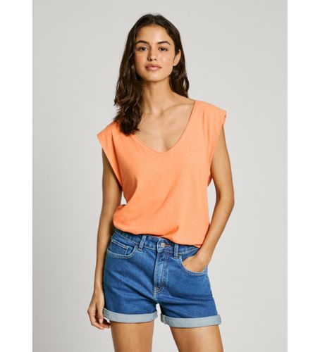 Til kvinder. PL506052 Lotti T-shirt (S), Casual, Bomuld, Bæredygtig - Pepe Jeans - Modalova