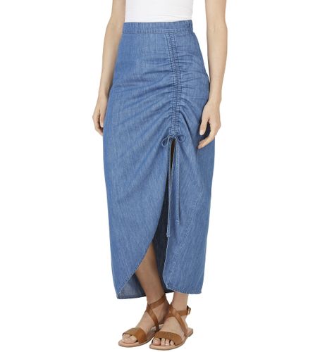 Til kvinder. PL901218 Lang nederdel i blåt denimstof uden stretch (S), Casual, Bæredygtig - Pepe Jeans - Modalova