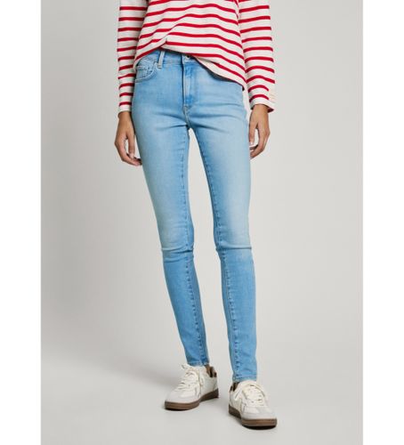 Til kvinder. PL204728NC4 Jeans i skinny fit Regent (26/30), Casual, Bomuld, Denim, Bæredygtig - Pepe Jeans - Modalova