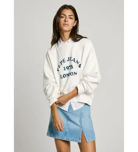 Til kvinder. PL581487 Venus sweatshirt (XS), Casual, Bomuld, Bæredygtig - Pepe Jeans - Modalova