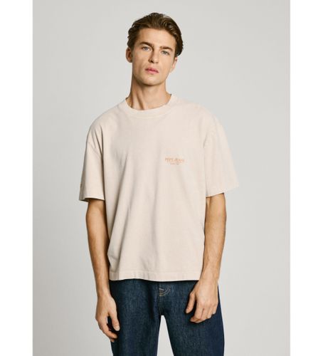 Til mænd. PM509773 Duster T-shirt (L), Casual, Bomuld, Korte ærmer, Bæredygtig - Pepe Jeans - Modalova