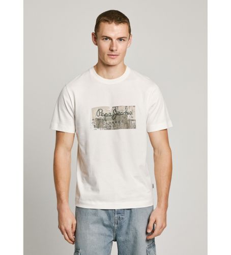 Til mænd. PM509780 Dalter T-shirt (M), Casual, Bomuld, Korte ærmer - Pepe Jeans - Modalova