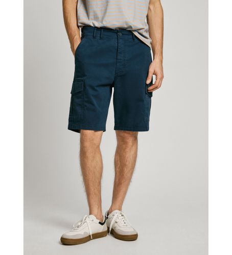 Til mænd. PM801179 Navy cargo bermudashorts (29), Casual, Bomuld, Bæredygtig - Pepe Jeans - Modalova