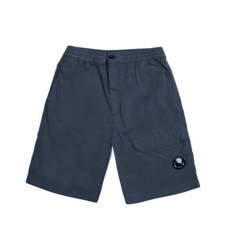 Til mænd. 18CMBE172A006439G Cargo-shorts med navyfarvet linse-detalje (44), Casual, Bomuld - C.P. Company - Modalova