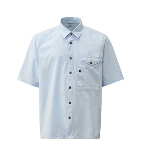 Til mænd. 18CMSH249A005328G lommeskjorte (L), Casual, Bomuld, Korte ærmer - C.P. Company - Modalova