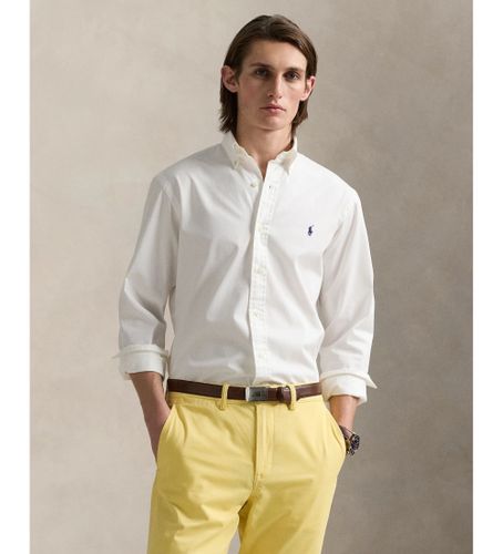 Til mænd. 710937993008 Custom Fit twill-skjorte (M), Casual, Bomuld, Lange ærmer - Polo Ralph Lauren - Modalova