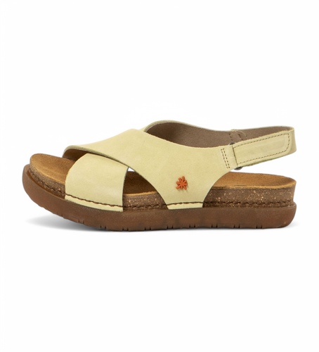 Til kvinder. 11710S1IC003_0G3 Sandaler i 1710S Rhodos limegrøn (36), 3-5 cm, Velcro, Casual - Art - Modalova