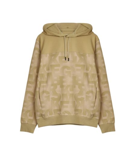 Til mænd. BMF0791 sweatshirt med monogram (L), Beige, Casual, Sport, Bomuld, Multisport - Bikkembergs - Modalova