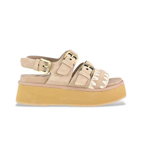 Til kvinder. MU.SW681000A lædersandaler med remme (36), 3-5 cm, Spænder, Casual - Mou - Modalova