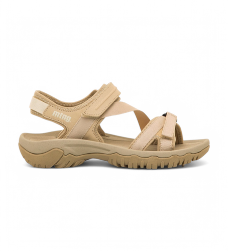 Til kvinder. 60814 Tifon sandaler (36), Stof, Fast, 1-3 cm, Velcro, Casual - Mustang - Modalova