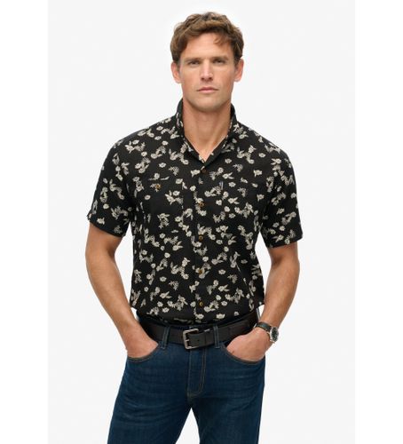 Til mænd. M4010793A Kortærmet strandskjorte (S), Casual, Bomuld, Korte ærmer - Superdry - Modalova