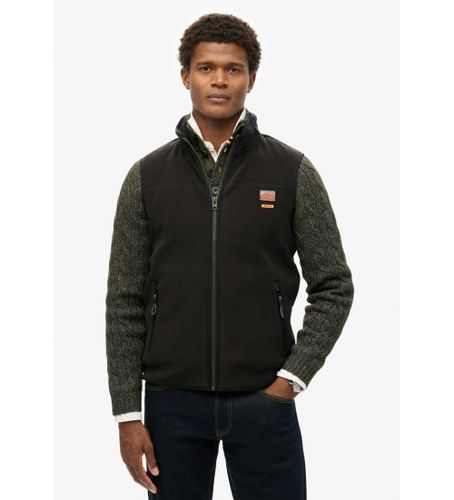 Til mænd. M5012158A Fleeceforet vest Active (M), Casual, Genanvendt polister, Bæredygtig - Superdry - Modalova