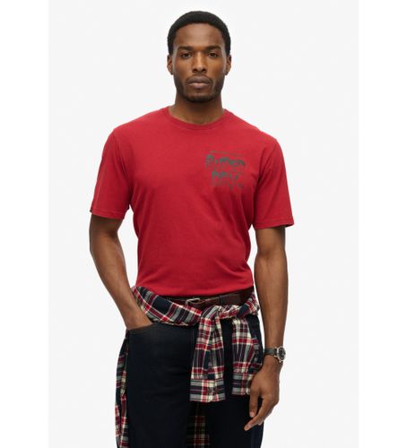 Til mænd. M1012124A T-shirt Movie (S), Casual, Bomuld, Korte ærmer - Superdry - Modalova