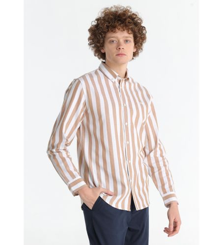 Til mænd. 145603030 Oxford-skjorte (S), Casual, Bomuld, Lange ærmer - Lois Jeans - Modalova