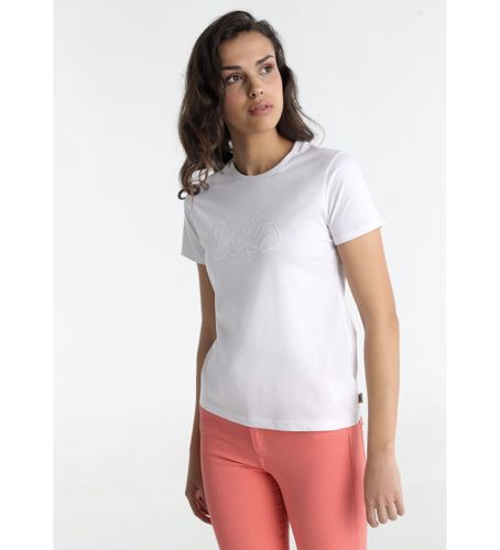 Til kvinder. 422052140 Kortærmet T-shirt (XS), Casual, Bomuld, Korte ærmer - Lois Jeans - Modalova