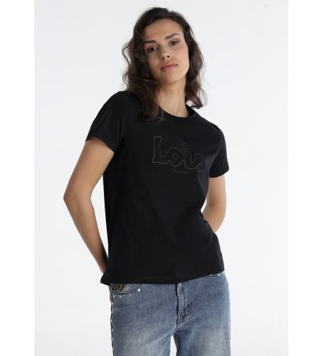 Til kvinder. 422052140 Kortærmet T-shirt (XS), Casual, Bomuld, Korte ærmer - Lois Jeans - Modalova