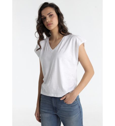 Til kvinder. 423302737 Kortærmet T-shirt (M), Casual, Bomuld, Korte ærmer - Lois Jeans - Modalova