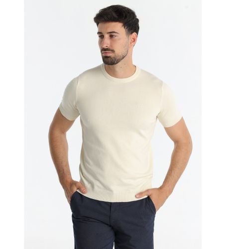 Til mænd. 650317181 T-shirt med logo på brystet i (XL), Casual, Bomuld, Korte ærmer - Victorio & Lucchino, V&L - Modalova