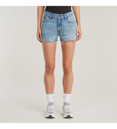 Til kvinder. D24376-D788-H119 Shorts True Raw Edge (24), Casual, Bomuld, Denim - G-Star - Modalova