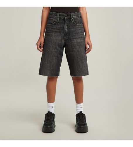 Til kvinder. D27484-D537-H147 Kort Loose Type 96 mørkegrå (23), Sort, Casual, Økologisk bomuld, Bæredygtig - G-Star - Modalova