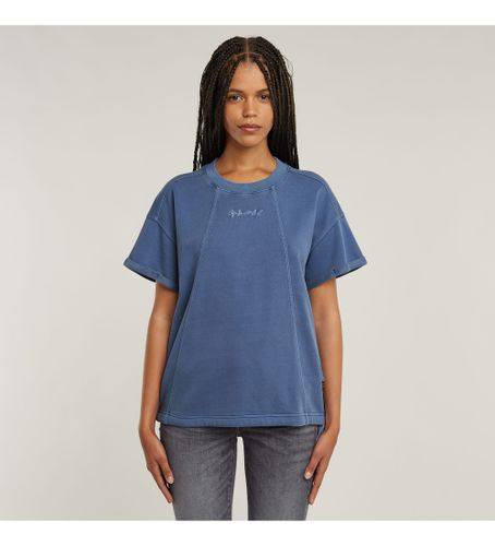 Til kvinder. D26105-D249-H362 T-shirt med overfarvede sømdetaljer, (M), Casual, Bomuld, Korte ærmer - G-Star - Modalova