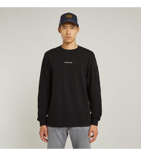 Til mænd. D26033-D965-6484 Sweatshirt Checquard Pocket (S), Casual, Økologisk bomuld, Bæredygtig - G-Star - Modalova