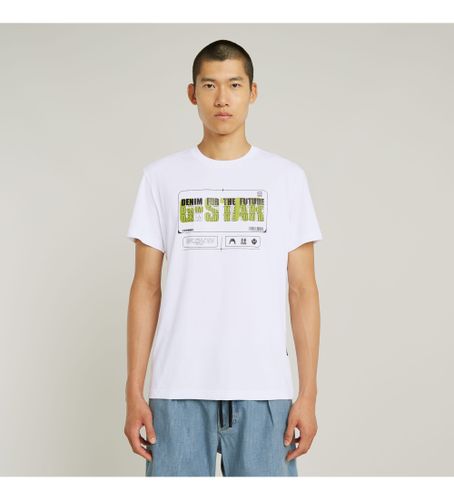 Til mænd. D26042-336-110 Flyer Graphic T-shirt (XS), Casual, Økologisk bomuld, Bæredygtig - G-Star - Modalova