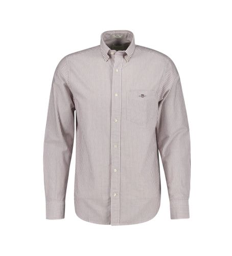 Til mænd. 3000230 Regular Fit Oxford-skjorte i fine striber (S), Casual, Bomuld, Klassisk, Lange ærmer - Gant - Modalova