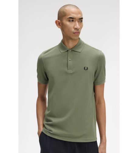 Til mænd. M6000 Ensfarvet poloshirt (S), Casual, Bomuld, Korte ærmer - Fred Perry - Modalova