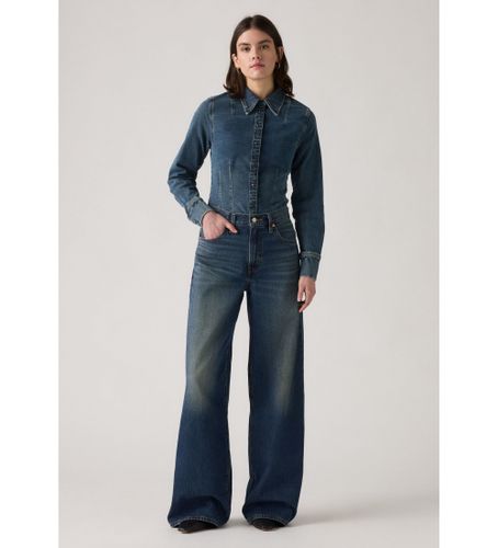 Til kvinder. A8701-0030 Jeans Xl Lige (23/29), Casual, Bomuld, Denim - Levi's - Modalova