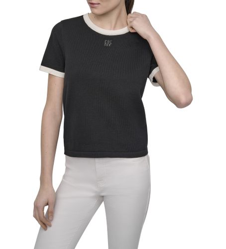 Til kvinder. DJ5R0710 T-shirt farve (M), Casual, Bomuld, Korte ærmer - DKNY - Modalova