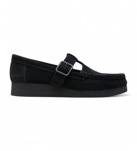 Til kvinder. 26183153 Wallabee-lædersko (37), 1-3 cm, Ruskind, Spænder, Casual - Clarks - Modalova