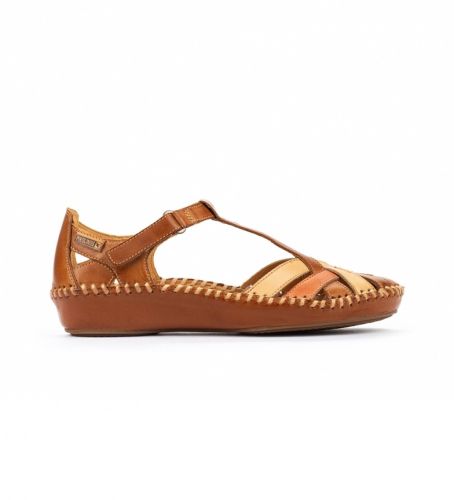 Til kvinder. 655-0732C5 P. Vallarta brune sandaler (36), Fast, Velcro, Casual - Pikolinos - Modalova
